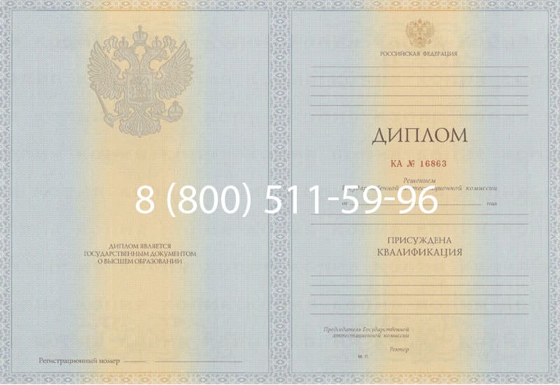 Купить Диплом о высшем образовании 2012-2013 годов в Петрозаводске